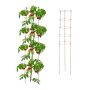 Комплект опор для растений Relaxdays 10045127.0, 2 шт., по 5 колец, Коричневый, 30 × 150 см