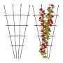 Taimerest Relaxdays, 2 tk, Must, 59 × 122 × 1,5 cm