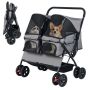 Pet Stroller, Double Seat, 80.01 × 101.6 × 72.39 cm
