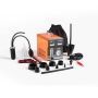Auto suitsulekke detektor VEVOR SD716, sisseehitatud õhupump, must/oranž, 238 × 160 × 210 mm