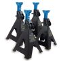 Auto tõstepukid Bituxx, 12 t, 4 tk, 33 × 30 × 51–78 cm