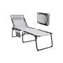 Couch 188x59x41cm., gray/black