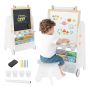Double-sided drawing board with chair, various colors