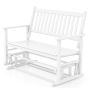 Garden bench 126x68x100cm., white