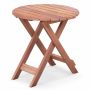 Folding outdoor table 46x46x45cm., brown
