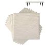 Set of 8 garden path tiles 39.5x39.5x2cm., beige