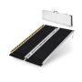 Access ramp 122x74x5.5cm., black/silver color