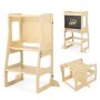 Drawing board 68x40x91cm., light brown/black