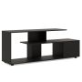 TV table 152x38x58.5cm., black