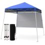 Gazebo 234x234x221cm., blue color