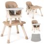 Baby high chair 58x58x98cm., beige