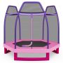 Trampoline 223x223x186cm., purple/pink