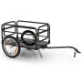Cargo bicycle trailer 145.5x61x58cm., black