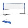 Badminton net Sportnow 310x103x155cm., black/blue