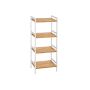 Bathroom shelf with 4 shelves