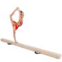 Balance beam for children, Foldable, Brown, 209.55 × 10.16 × 6.35 cm