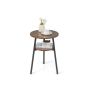 Furniture stand, 2 shelves, brown, 43.18 × 54.61 × 39.37 cm