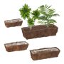 Rõdukastid Relaxdays, 4 suurust, Pruun