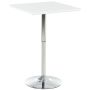 Bar stool Homcom 60x60x92cm., white/silver color