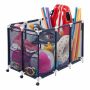 Basseinihoiukast VEVOR 87012, 3 ratast, 120 × 86,5 × 77 cm