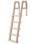 Basseini redel VEVOR U10, 5 astet, Hallikasbeež, 81 × 60,5 × 179 cm