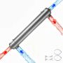 Basseinide soojusvaheti VEVOR MF-600K, 600 kBTU/h, 133 × 158 × 940 mm