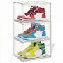SONGMICS shoe boxes, 3 pcs, 36 × 27 × 21 cm