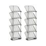 Jalatsiriiul SONGMICS LPC050GZ01, 5 astet, Hall, 24,5 × 28,4 × 102,5 cm