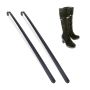 Рожки для обуви Relaxdays, 2 шт, Черные, 70 × 3,5 × 3,5 см
