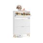 Jalatsikapp VASAGLE HSC302WB02, 3 ust, 18–24 paari, Valge, 24 × 123 × 80 cm