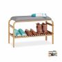 Скамья для обуви Relaxdays, 1 полка, 69 × 46 × 30 см