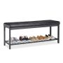 Скамья для обуви Relaxdays, XXL с мягким сиденьем, 115 × 49 × 40 см