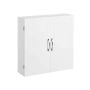 Wall-mounted bathroom cabinet, 2 doors