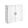 Wall-mounted bathroom cabinet 30x60x60cm., white