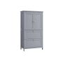 Bathroom cabinet 30x60x110cm., gray