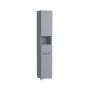 Bathroom cabinet 30x30x170cm., gray