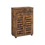 Cabinet with drawer, vintage brown