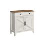 Kitchen cabinet 40x80x80cm., white/brown