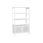 Bathroom cabinet with 3 open compartments