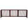 Dog fence 203x56x10cm., dark brown