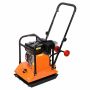 Bensiinimootoriga vibroplaat VEVOR HZR90, Must/oranž, 90 × 78 × 47 cm