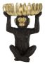 Ahvikujuline dekoratsioon Mauro Ferretti Monkey Tray Banane, 23 × 31,5 × 23 cm