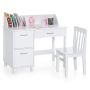 Children's desk with chair, white