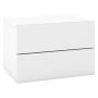 Bedside table 42x30x28cm., white