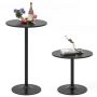 Bistro table set, 2 pcs, Ø 60 × 101.5 cm