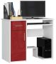 Desk NORE Jay 90 cm., white/red