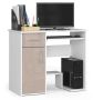 Desk NORE Jay 90 cm., white/cream color