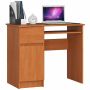 Desk NORE Pixel 90, left, light brown