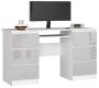 Desk NORE A-11, white/light gray