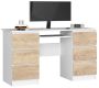 Desk NORE A-11 6, white/oak